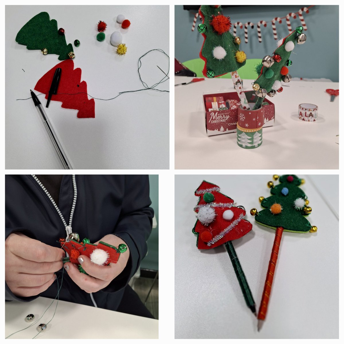 One of our chritmas activities. We now have a ward full of jingle pens 🔔  🎄 .<a href="/LCol2412/">LaurenCol2412</a> <a href="/PennineCareNHS/">Pennine Care NHS FT</a> <a href="/hepwortheli1/">Eli Hepworth</a> <a href="/crossfield_lily/">Lily Crossfield</a>