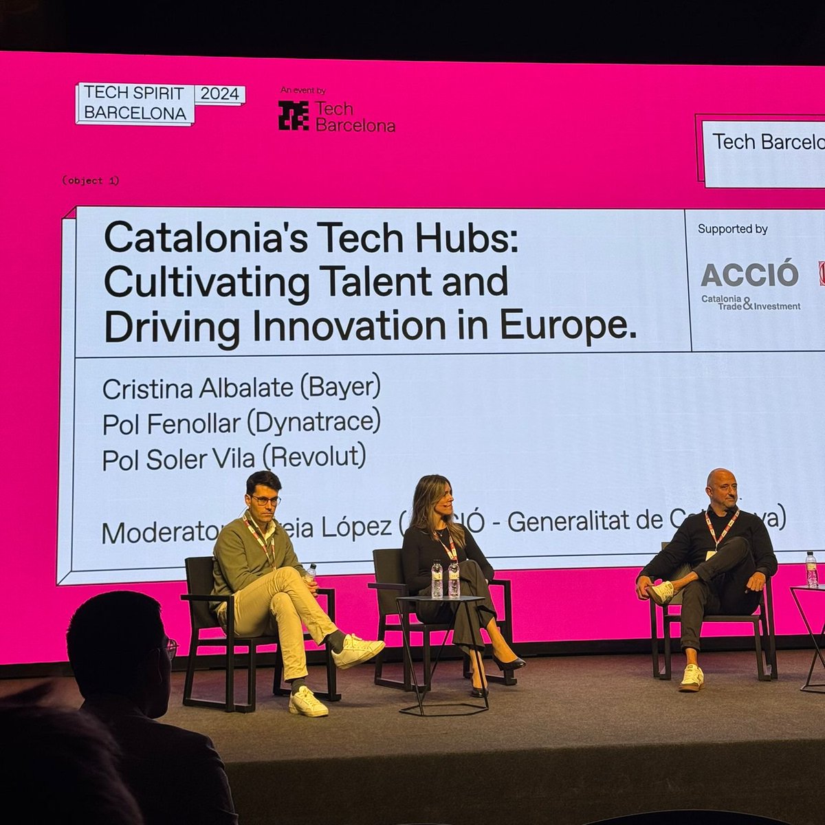KimedesAI's tweet photo. Tenim talent a casa i empreses innovadores! Avui ens hem inspirat i hem après un munt. @TechBarcelona @accio_cat #TSB24 #TechBarcelona https://t.co/47xKM8ABgo