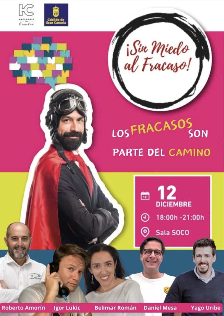 Mañana hablaremos muy en serio del fracaso como parte del camino. 

Vente: entradium.com/events/sin-mie…