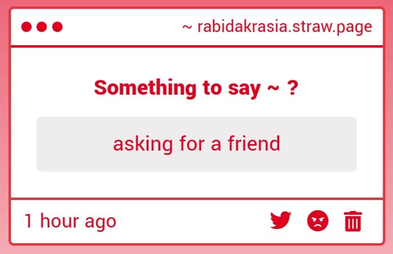 rabidakrasia's tweet photo. ⠀Pfft—— ~ Tell your “ friend ” that the answer is “ yes ” ~ 🎶* https://t.co/FEVQNhBWvf