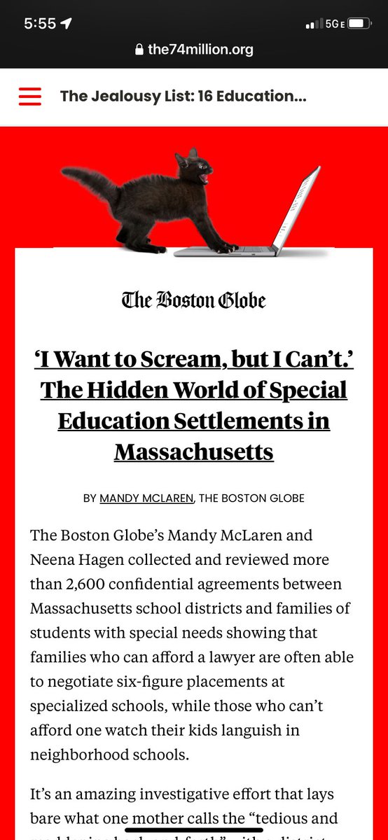 Beyond flattered for the shoutout, <a href="/gtoppo/">Greg Toppo</a> &amp; <a href="/The74/">The 74</a>! 

Also: I LOVE THIS CAT