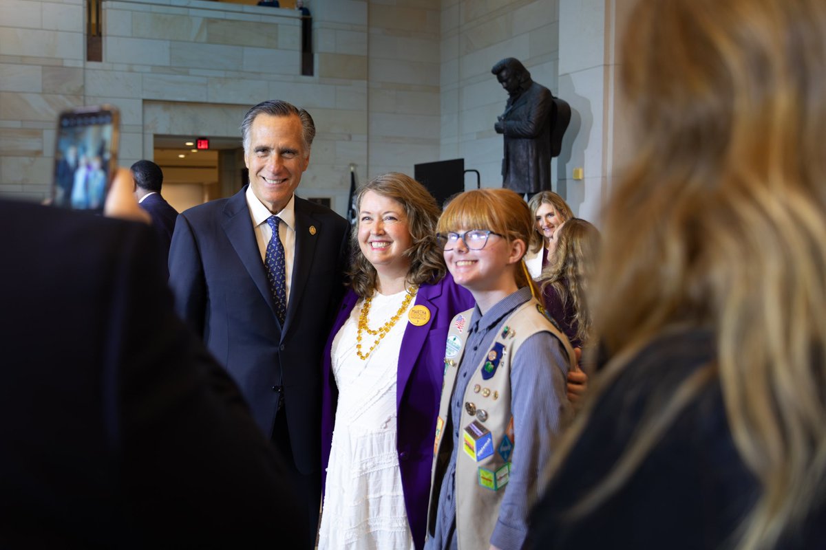 SenatorRomney's tweet image. After a long wait, Dr. Martha Hughes Cannon is officially part of the @USCapitol collection! Utah will be well represented by this trailblazing suffragist who was the first woman ever to be elected as a state senator in the United States. Thanks to all who made this possible.