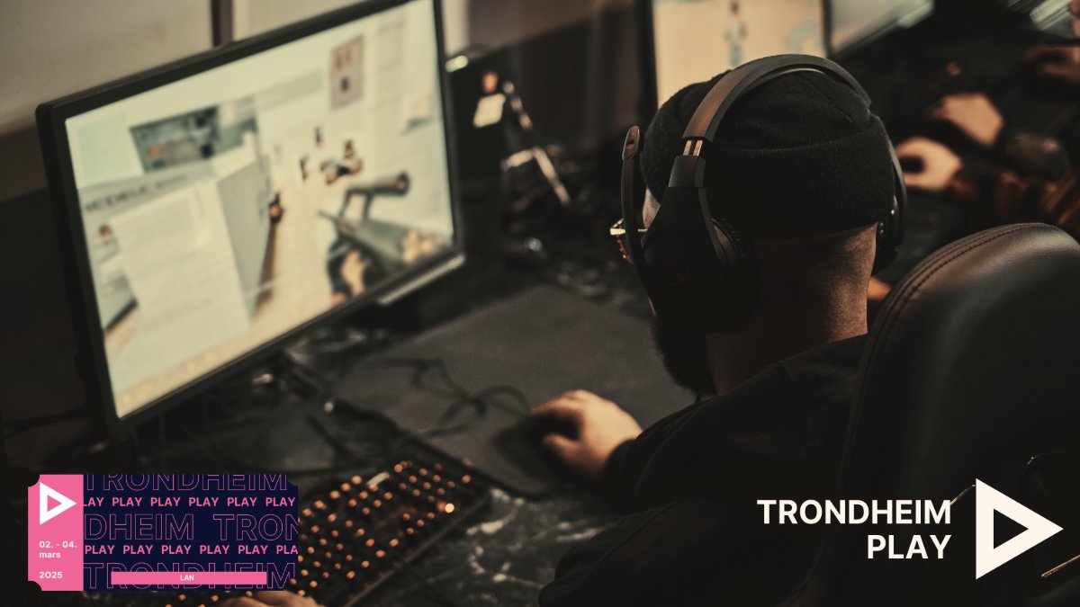 Fra søndag 2. mars til tirsdag 4. mars arrangeres det LAN under Trondheim Play. 🎮

Billetter legges ut nå førstkommende fredag - begrensede plasser, som også inkluderer adgang til Expo og alt av aktiviteter under Trondheim Play.