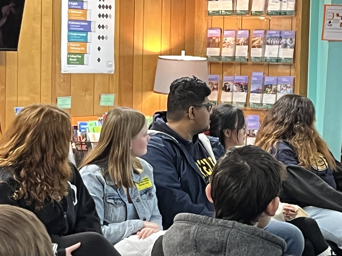 Alumni panel shares their wisdom with senior English classes!  Thanks for spending the day with us!