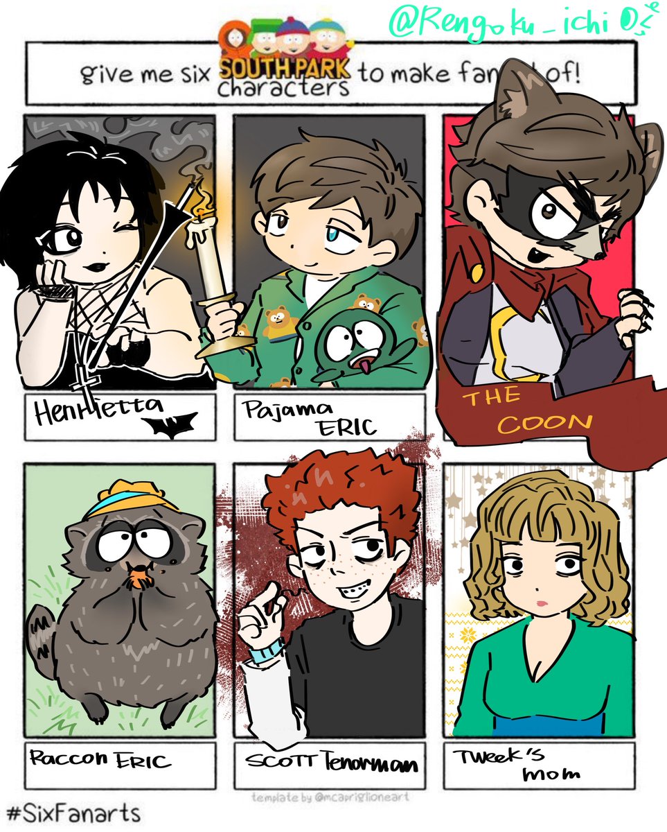yiqi_ichi's tweet photo. ππ
#SouthPark #southparkfanart
#henrietta #ericcartman #thecoon
#scotttenorman https://t.co/BtGRUoyZwe