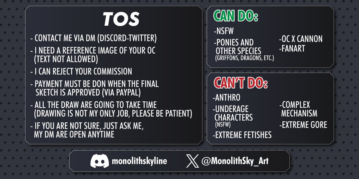 Monolith 🎨 (COMMS OPEN) (@MonolithSky_Art) / Posts / X