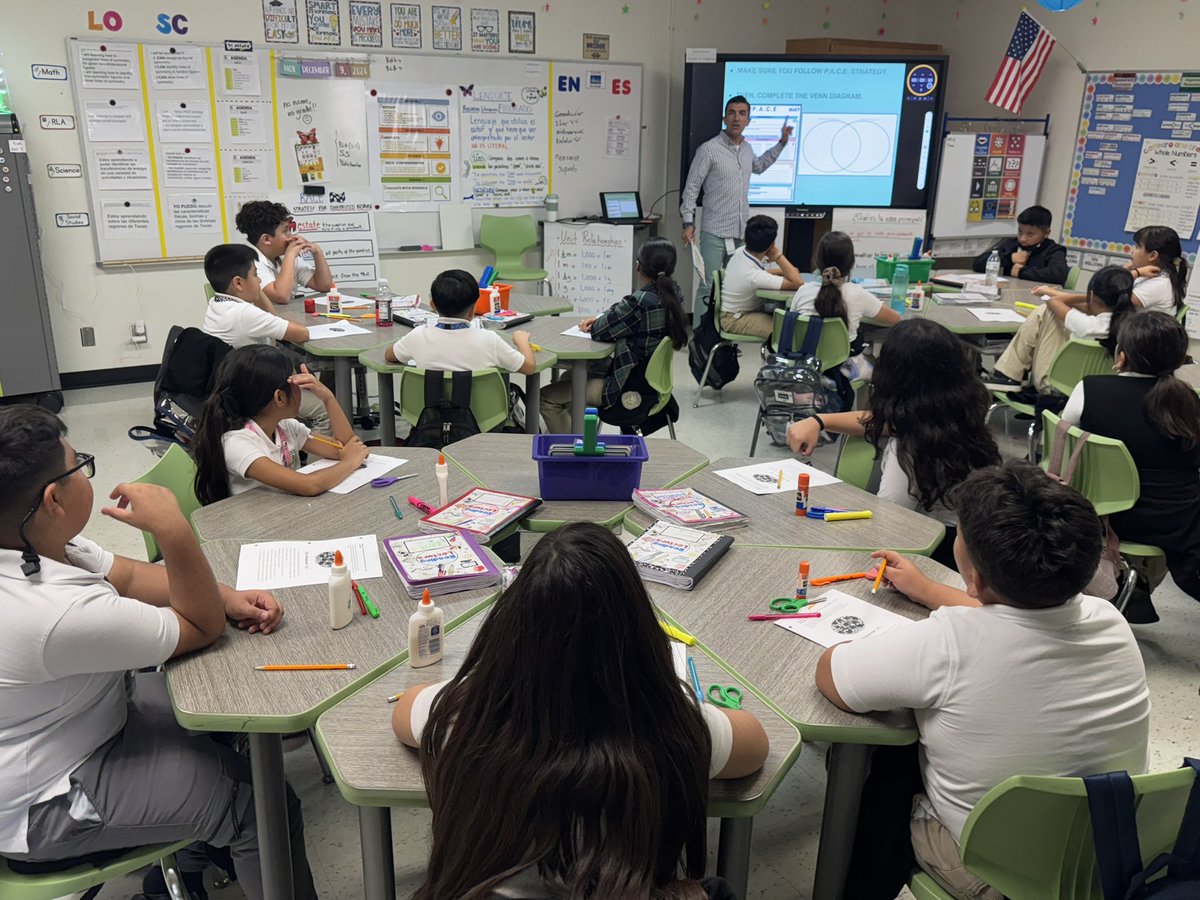DrReyC's tweet photo. Grateful for the reminder of the power of our service! Team, your dedication and pursuit of excellence inspire me every day. Thank you for all you do to make a difference! #ExcellenceInAction #teamhuddle @dallasschools @duallanguage @TransformDISD https://t.co/8xhE2x7vGN