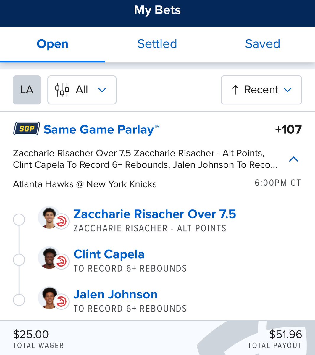 ShaadMcGinnis's tweet photo. 🚨New Ladder Challenge🚨
First one I ever did got to the last day and fell through, so I figure now would be a good time to run it back… 5 days double up and hopefully turn 25-750/800 range

First bet: https://t.co/Ce75XlwmUC