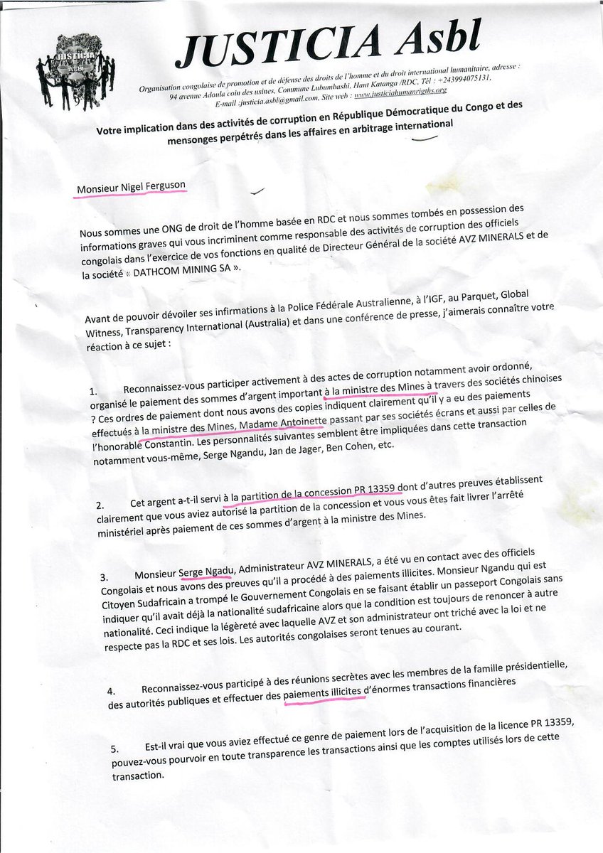 Le Congo N’est Pas à Vendre tweet media