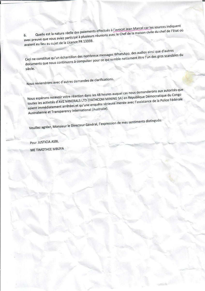 Le Congo N’est Pas à Vendre tweet media