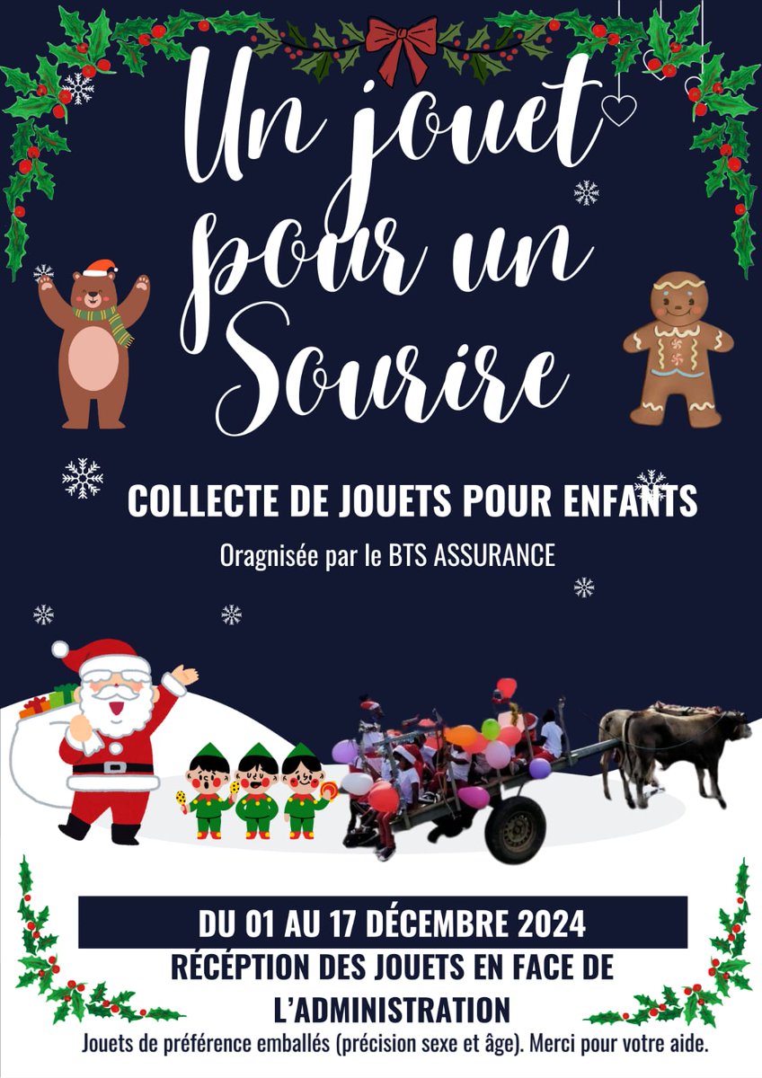 Mobilisation des  étudiants de BTS Assurance ,pour apporter du bonheur ,un sourire,aux enfants de la Maison de l'enfance.
@écoledubonheur, <a href="/AcGuadeloupe/">Académie de la Guadeloupe</a> <a href="/lpaugustinarron/">Lycée Professionnel Augustin Arron</a>