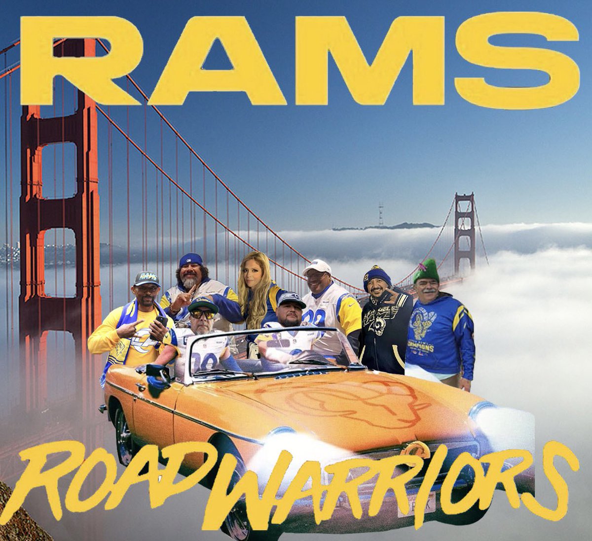 roblespan's tweet photo. RWO Road Warriors Making the Trip To Levi! #RWO #RWO4life #RwoStyle #710espn #RamsHouse #NFLNetwork ππβπΊπ https://t.co/XafWkndzhz