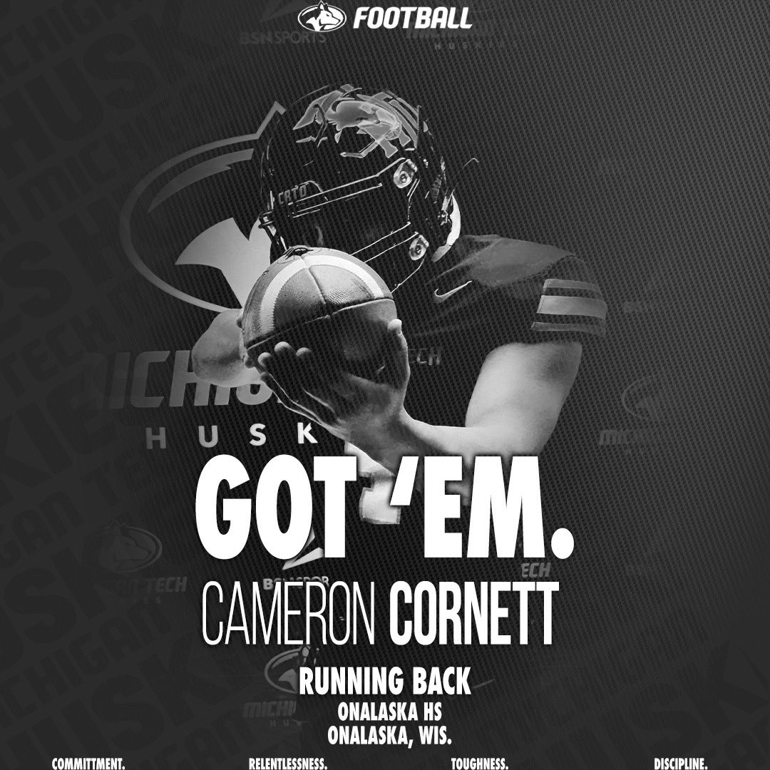 100% Committed⚫️🟡 <a href="/DanMettlach/">Dan Mettlach</a> <a href="/Philbrath/">Phillip Milbrath</a> <a href="/Blake__Hewitt/">Blake Hewitt</a> <a href="/MTUFB/">Michigan Tech Football</a>