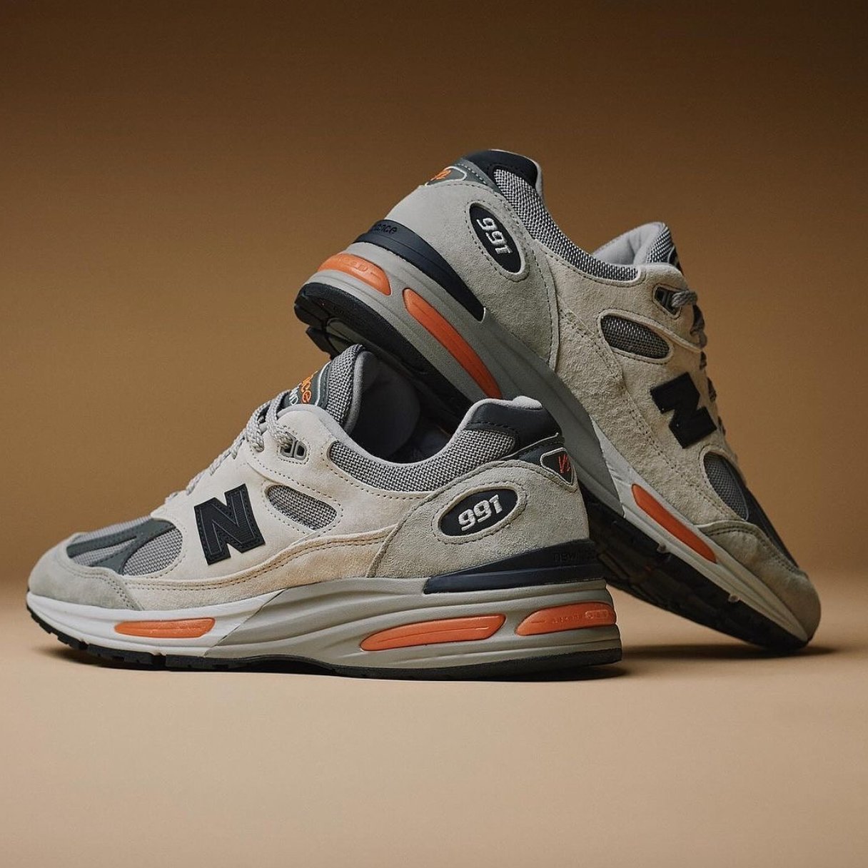 スニーカー New Balance \"Made in UK 991V2 Winter Flare\" Sneakers New Balance Made In UK 991v2 
