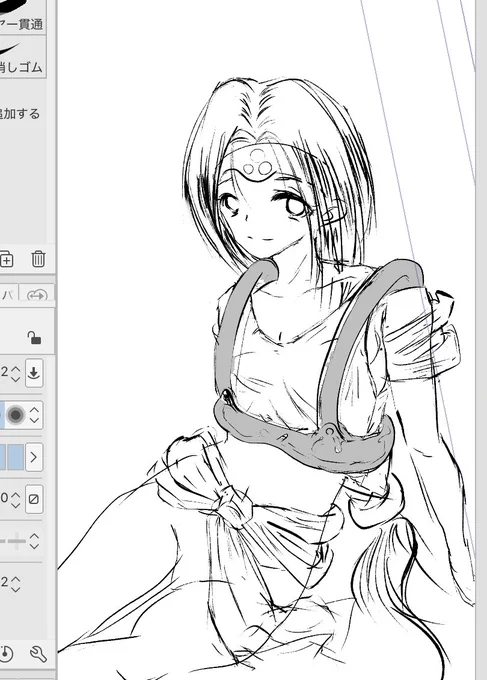 描き描き 