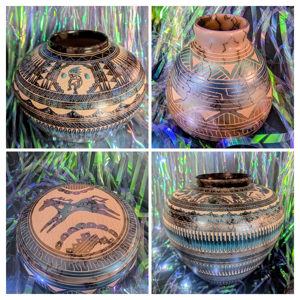 ARLENESGALLERY's tweet photo. Eye catching & unique! Visit us in Tombstone or shop our online store for authentic, Native American pottery, jewelry & art. Mention this post or enter code: 24SOCIAL5 online for $5 off any purchase of $25 or more. #nativeamericanmade https://t.co/bFIp9yHNzk