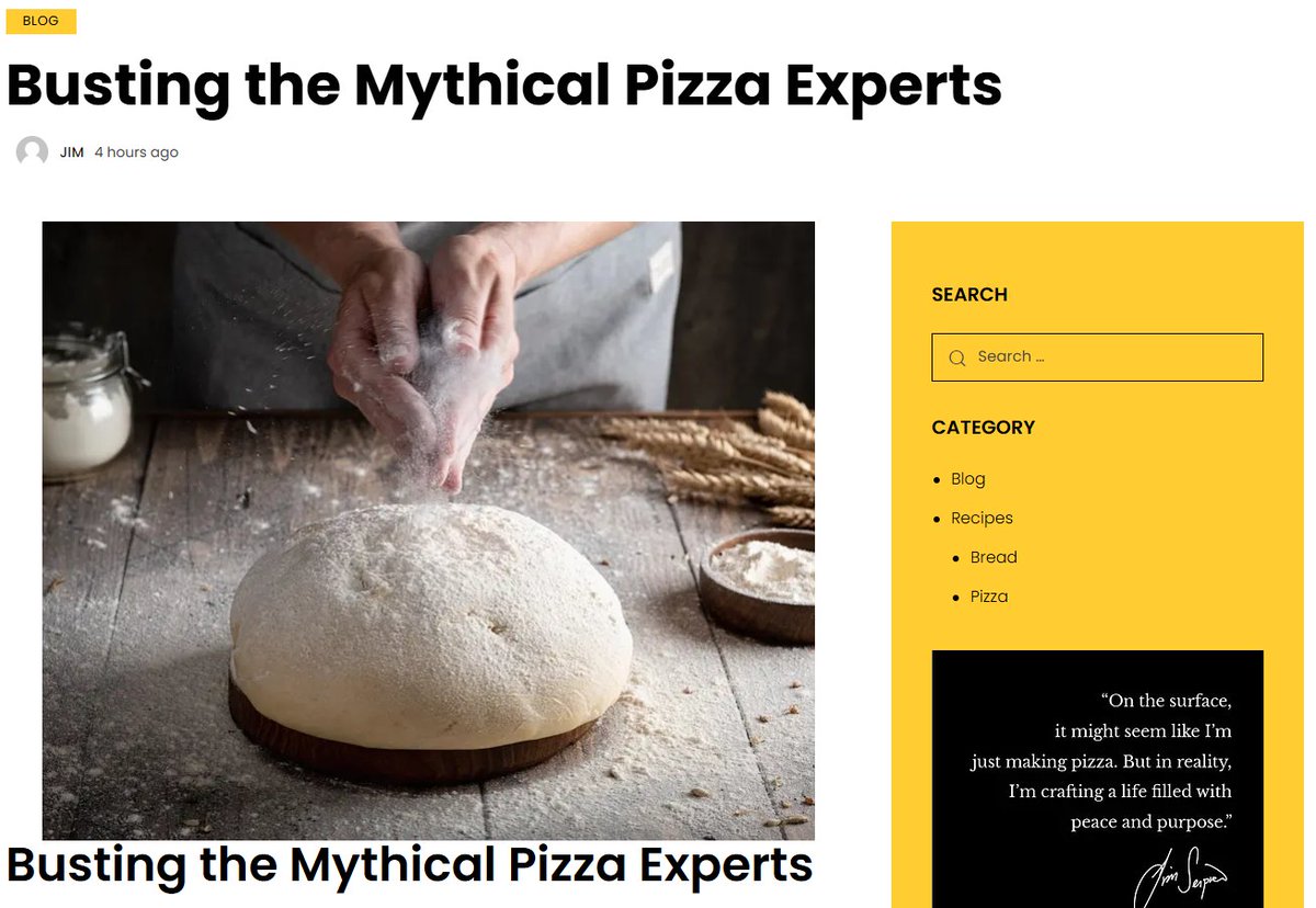 New Article Drop: BUSTING THE MYTHICAL PIZZA EXPERTS jimserpico.com/busting-the-my…