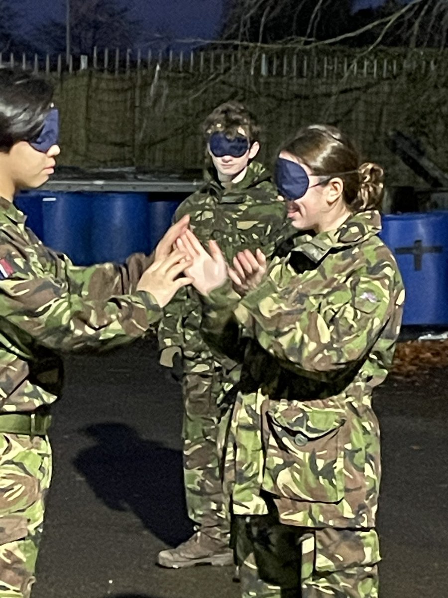 PockInternat's tweet photo. Some fun communication and teamwork games in @pockccf @PockSchool on Thursday. So great to see so many of our @PockBoarding pupils from all around the world getting involved. #Teamwork #trust #communication #SMEAC https://t.co/do85mVwZLe