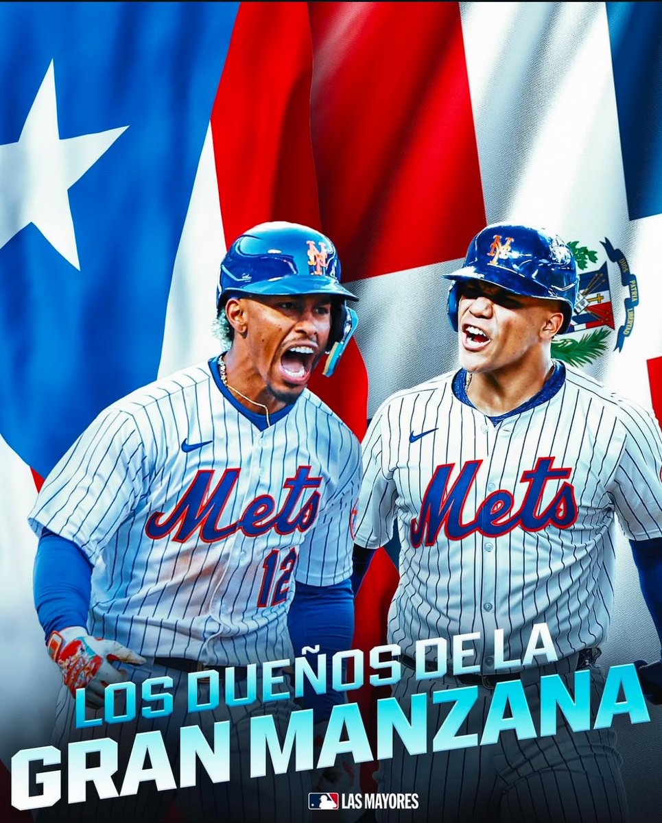 KickinitwitKeef's tweet photo. Boricua’s 🇵🇷 
Platano’s 🇩🇴

Rejoice….. 
Your #Mets have the best Latino duo in baseball ! 

#LGM #METS https://t.co/GEcWy2b99S