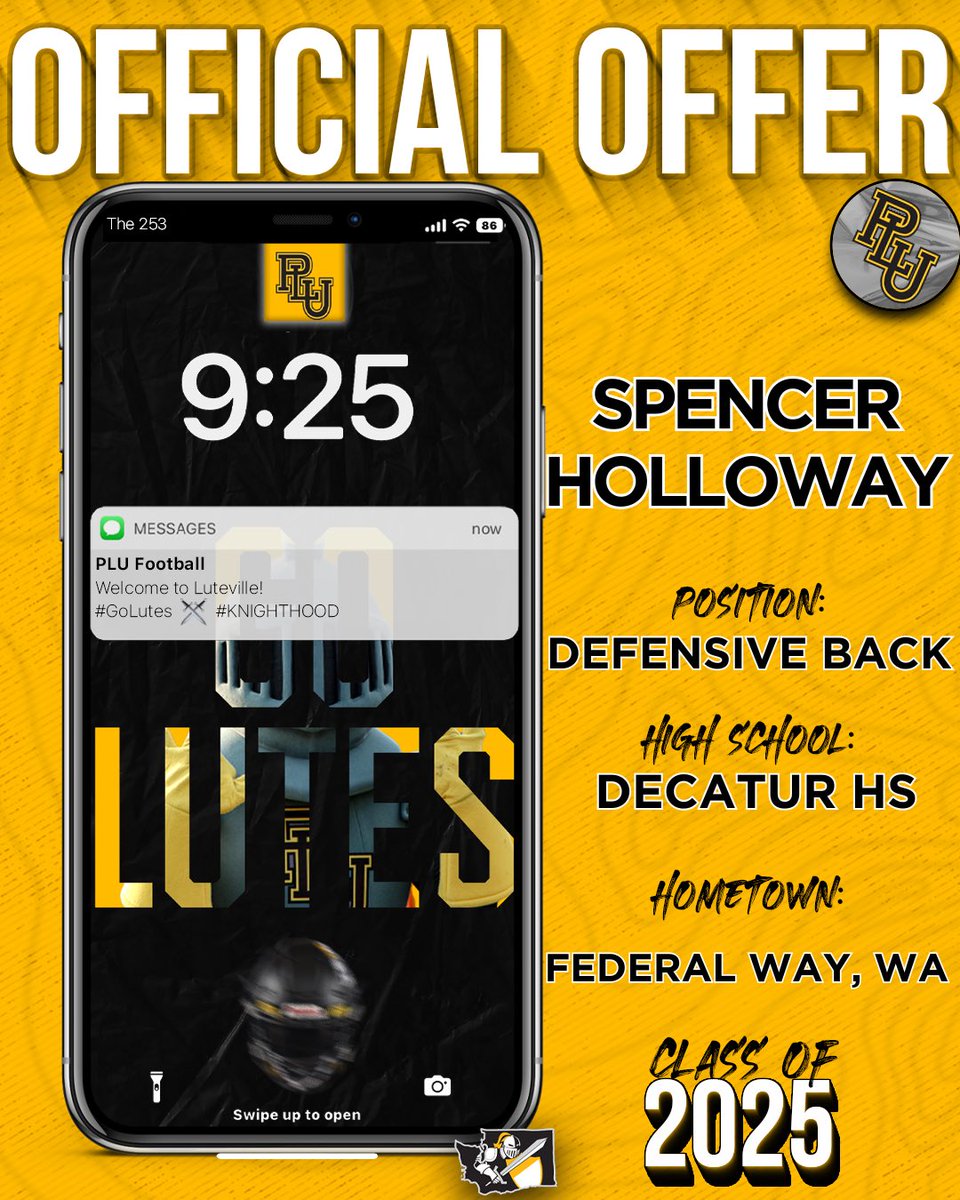 After great conversation with <a href="/KetnerKupp/">Ketner Kupp</a> <a href="/ReganDivinaa/">Regan Divina</a> and <a href="/BrantMcAdams/">Brant McAdams</a> i am blessed to receive an offer to continue my academic and athletic career at PLU.
<a href="/CoachMattDHS/">Matthew Vaeena</a> <a href="/CoachUso/">Uso Olivé</a>