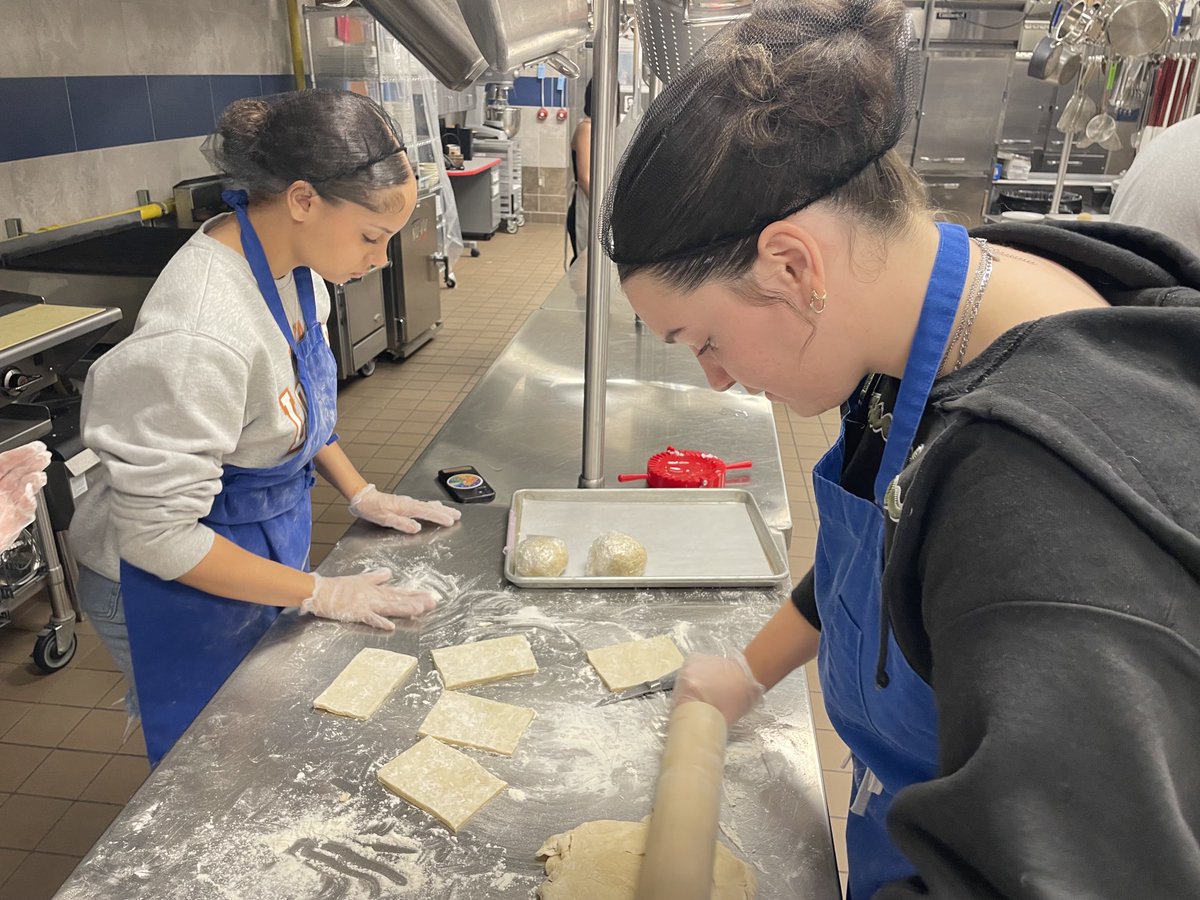 HHSCTE23's tweet photo. Culinary 1 students made homemade pop tarts. https://t.co/N7gbOcJ41N