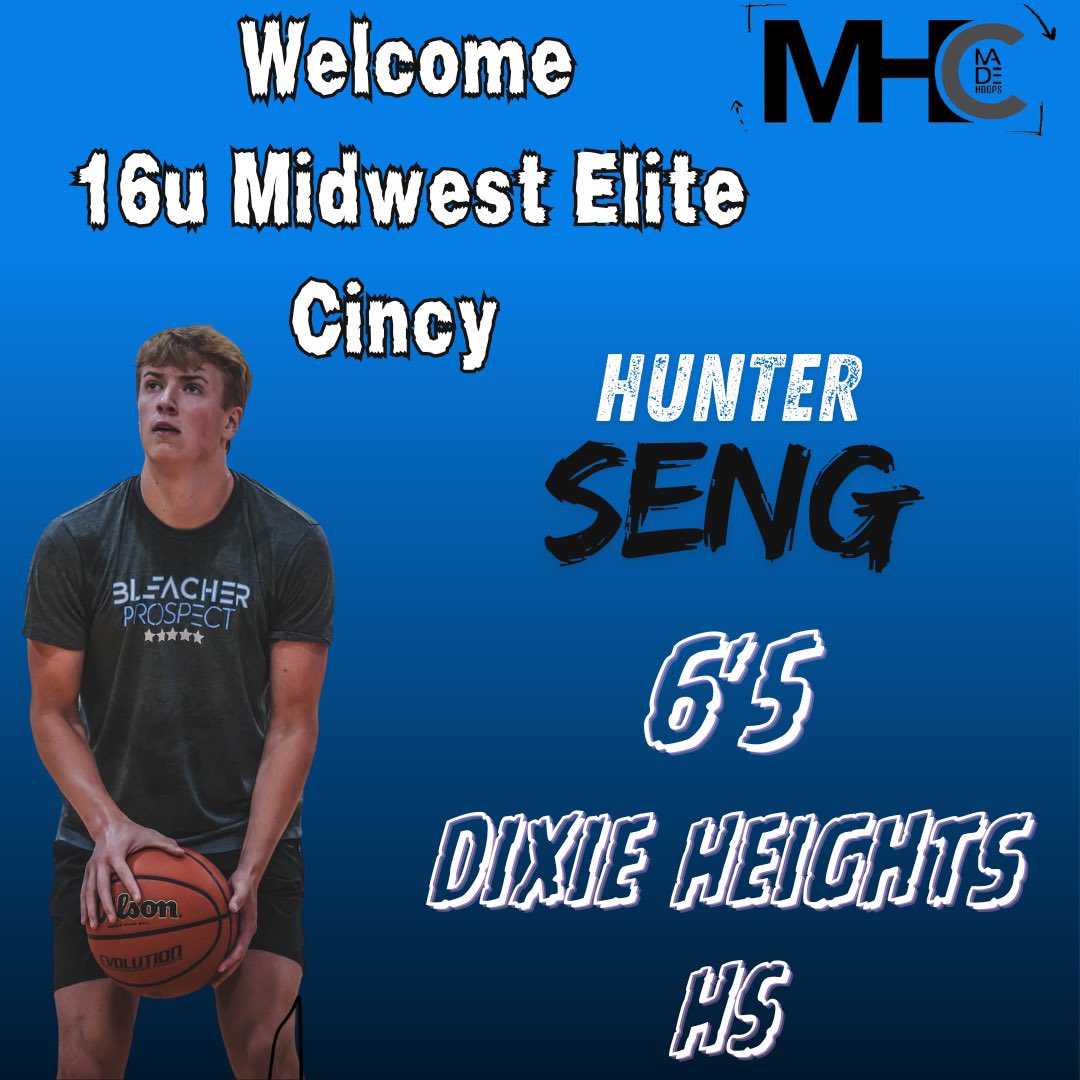 Midwest Elite Cincy MHC (@midwestelitemhc) on Twitter photo Welcome Hunter Seng 6’5 of Dixie Heights HS in KY to our 16u Midwest Elite Cincy MHC team ! #midwestfamily
<a href="/Trentw_23/">Trent Watson 💎</a> <a href="/ekess33_MADE/">Eric Kessler Jr.</a> <a href="/TravisGrafHoops/">Travis Graf</a> <a href="/BleacherProspec/">Bleacher Prospect</a> <a href="/mbcgrassroots/">Midwest Basketball Club - Grassroots</a> <a href="/MidwestBBClub/">Midwest Basketball Club</a> <a href="/ChaeseVaudrin/">Chaese Vaudrin</a>
<a href="/Pure_Prospects/">Pure Prospects</a> <a href="/KevinMoses38/">Kevin Moses LLC</a>
<a href="/PrepHoopsKY/">Prep Hoops Kentucky</a> <a href="/HunterSeng2027/">Hunter Seng</a> Welcome Hunter Seng 6’5 of Dixie Heights HS in KY to our 16u Midwest Elite Cincy MHC team ! #midwestfamily
<a href="/Trentw_23/">Trent Watson 💎</a> <a href="/ekess33_MADE/">Eric Kessler Jr.</a> <a href="/TravisGrafHoops/">Travis Graf</a> <a href="/BleacherProspec/">Bleacher Prospect</a> <a href="/mbcgrassroots/">Midwest Basketball Club - Grassroots</a> <a href="/MidwestBBClub/">Midwest Basketball Club</a> <a href="/ChaeseVaudrin/">Chaese Vaudrin</a>
<a href="/Pure_Prospects/">Pure Prospects</a> <a href="/KevinMoses38/">Kevin Moses LLC</a>
<a href="/PrepHoopsKY/">Prep Hoops Kentucky</a> <a href="/HunterSeng2027/">Hunter Seng</a>