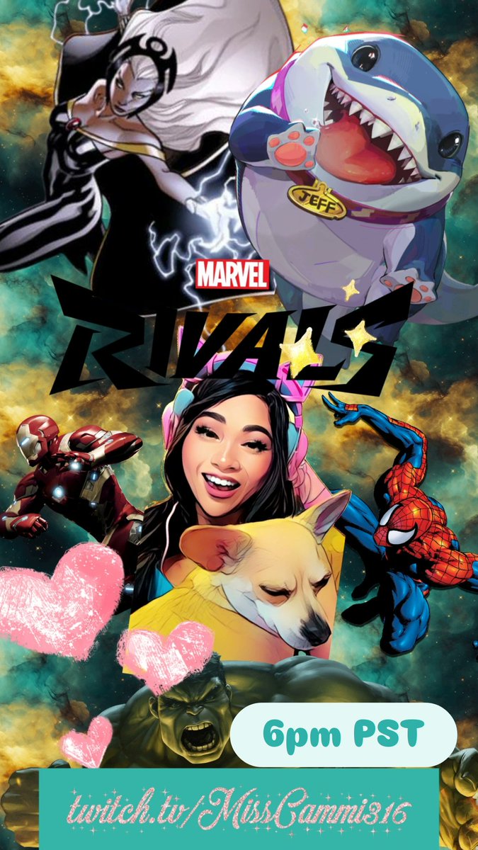MissCammi316's tweet photo. First time plays lastnight w/ @ItsJeffTheShark @K_SnG. Hump Day Vibes with #MarvelRivals again tonight at 6pm PST 💕
#lasvegaslocals 
#LasVegas 
https://t.co/eMPZ2Ya7Vi https://t.co/y1MvJI197Y