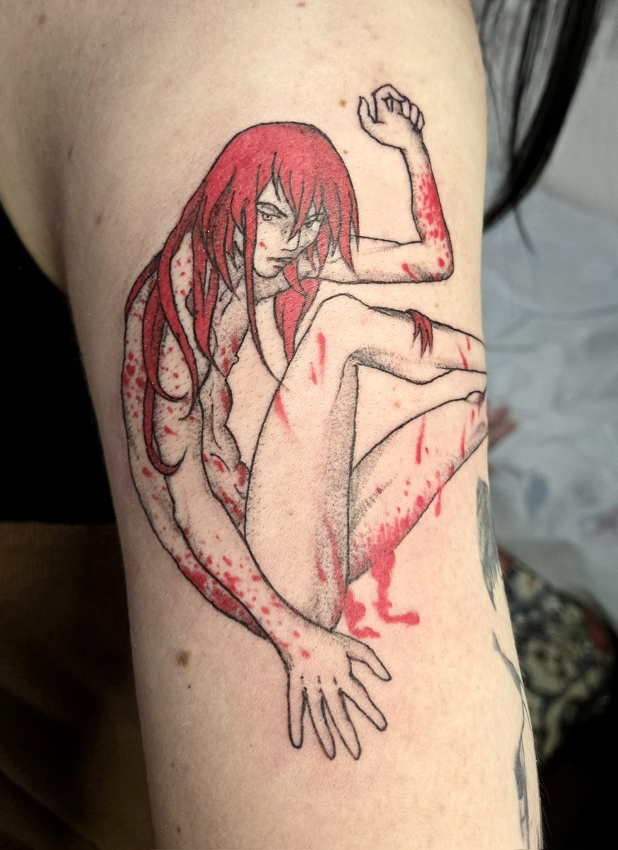 Ending the year off with a new yaoi tattoo, Youji from Sweet Pool (in all his bloody glory)! 🩸✨️

Thank you as always <a href="/Barberini_Faun/">Comrade 'Chadonis' Catboy</a> for always doing my yaoi tattoos ❤️

#nitrochiral #sweetpool #yaoi #BLVN