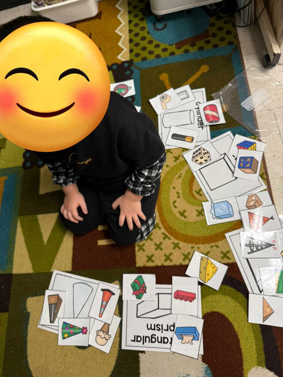 This week students have been learning about 3D shapes