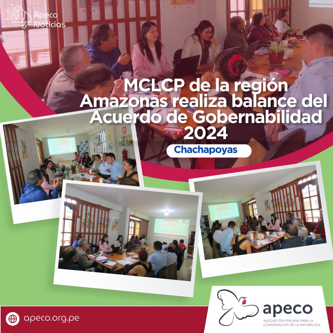 apecoperu's tweet photo. #ApecoInforma🌱Se aprobaron ajustes del informe anual del Comité Ejecutivo Regional y se emitieron recomendaciones para mejorar aspectos en la dimensión ambiental, social, económica e institucional de la  @MCLCP_NACIONAL región Amazonas.
🛜Más info en 👉https://t.co/DR4q4aGShE https://t.co/nL2cI82D8f