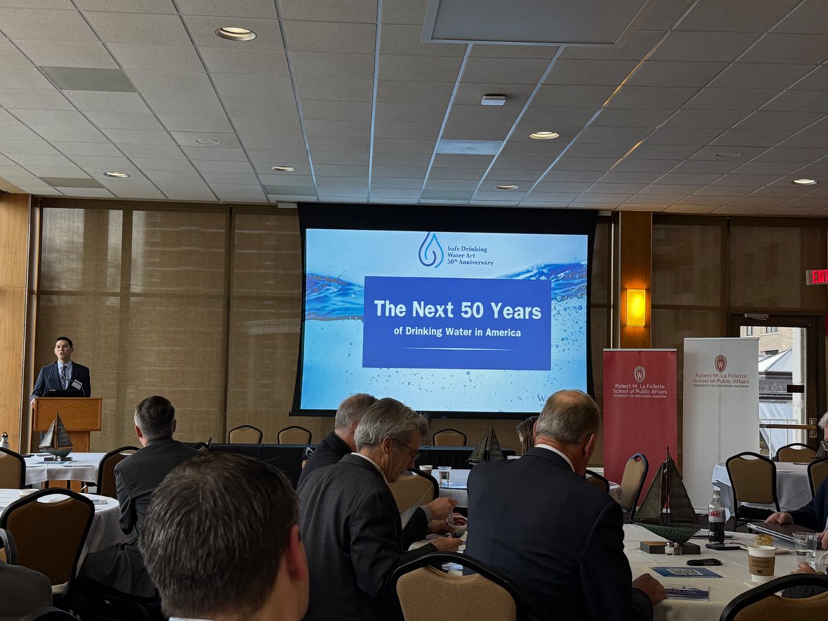Rob Powelson (@nawc_rfp) on Twitter photo Robust symposium today hosted by <a href="/MPTeodoro/">Manny Teodoro</a> and his colleagues <a href="/UWLaFollette/">La Follette School of Public Affairs</a> on the SDWA past, present and future! Robust symposium today hosted by <a href="/MPTeodoro/">Manny Teodoro</a> and his colleagues <a href="/UWLaFollette/">La Follette School of Public Affairs</a> on the SDWA past, present and future!
