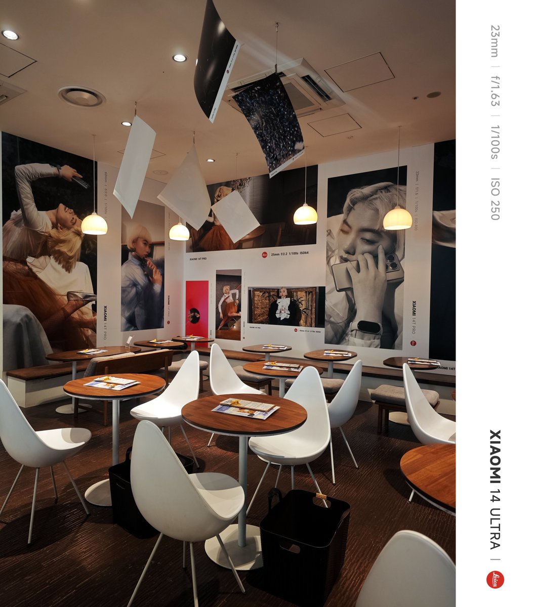 パンとエスプレッソとまちあわせ - Xiaomi 14 Ultra

Xiaomi 14T Proで撮影された写真が内装に。Xiaomi 14T Proの展示も📷

#Xiaomi × #Leica
#Xiaomi14Ultra