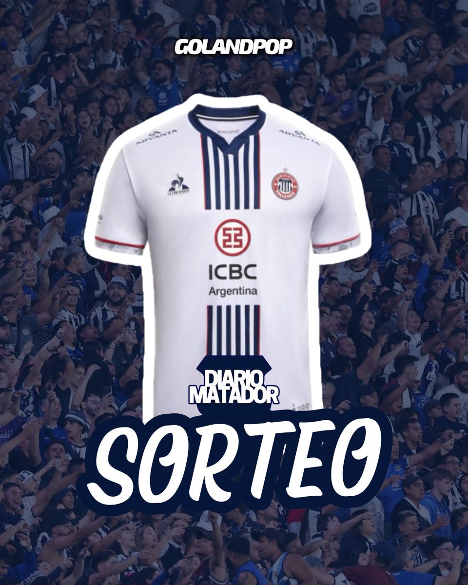 💥🔵⚪️ ¡SORTEO DE DIARIO MATADOR: GÁNATE LA CAMISETA DE #TALLERES!

✅ Seguí a <a href="/golandpop/">GOLANDPOP 📻</a> &amp; <a href="/diariomatador/">Diario Matador</a> 
🔄 Dale RT a la publicación

🏴󠁧󠁢󠁳󠁣󠁴󠁿 El GANADOR se dará a conocer el día lunes durante el programa de DM en Youtube.