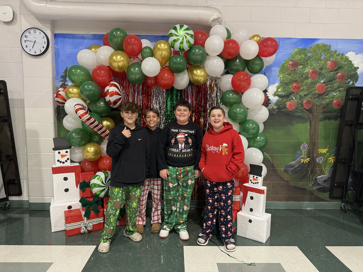 HowellTwpGrnvl's tweet photo. Student council leads a holiday toy drive and pajama party with crafts for Greenville and Ramtown students and families. #HTPSHowellLeads 🐊 https://t.co/hyulkEI1Yf
