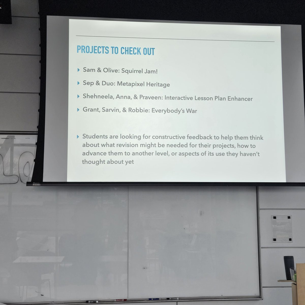 EPSYatIllinois's tweet image. Today was a busy day for our students! 

Also today, EPSY 555, taught by Dr. Cynthia D&apos;Angelo, had their end of semester expo. Students were tasked with developing a technological tool to facilitate learning