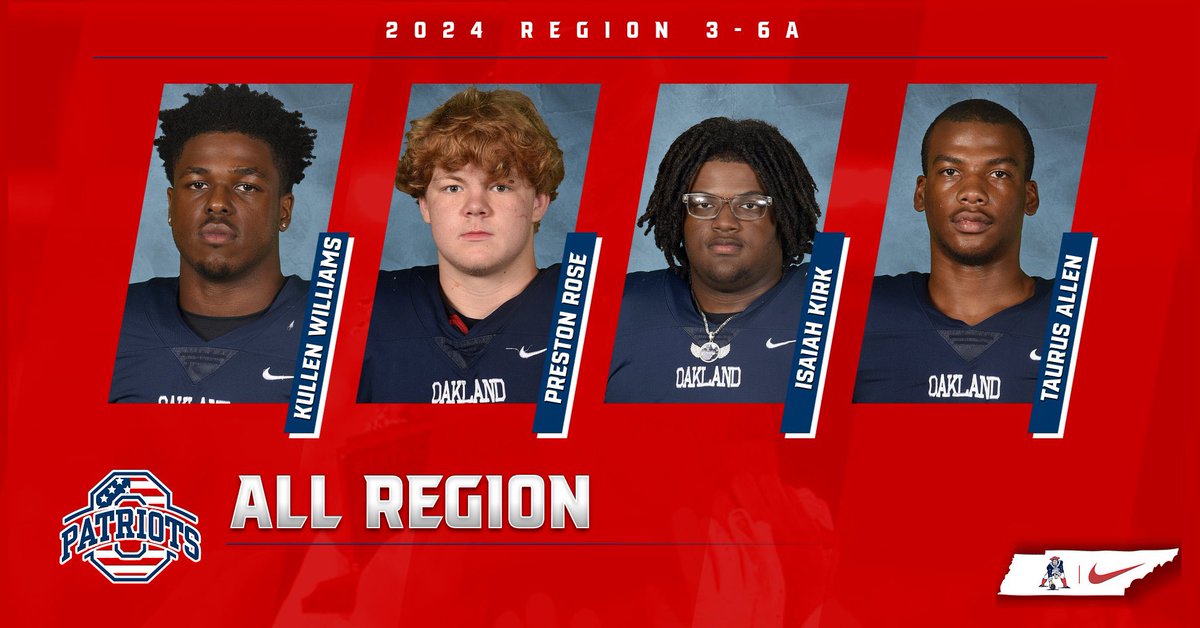 Congrats to our All-Region selections! #OaklandTN