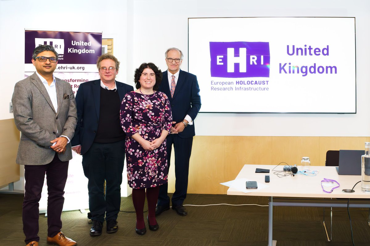 Dr Rachel Pistol also on BlueSky (@pistolrachel) on Twitter photo EHRI-UK is live! At the end of November we welcomed distinguished guests from HEIs, archives, museums & other interested organisations. Building on the success of 14yrs of <a href="/EHRIproject/">EHRI project</a> we are keen to develop more services in the UK & beyond <a href="/GermanEmbassy/">German Embassy London</a> <a href="/ahrcpress/">Arts and Humanities Research Council</a> <a href="/SciTechgovuk/">Department for Science, Innovation and Technology</a> EHRI-UK is live! At the end of November we welcomed distinguished guests from HEIs, archives, museums & other interested organisations. Building on the success of 14yrs of <a href="/EHRIproject/">EHRI project</a> we are keen to develop more services in the UK & beyond <a href="/GermanEmbassy/">German Embassy London</a> <a href="/ahrcpress/">Arts and Humanities Research Council</a> <a href="/SciTechgovuk/">Department for Science, Innovation and Technology</a>