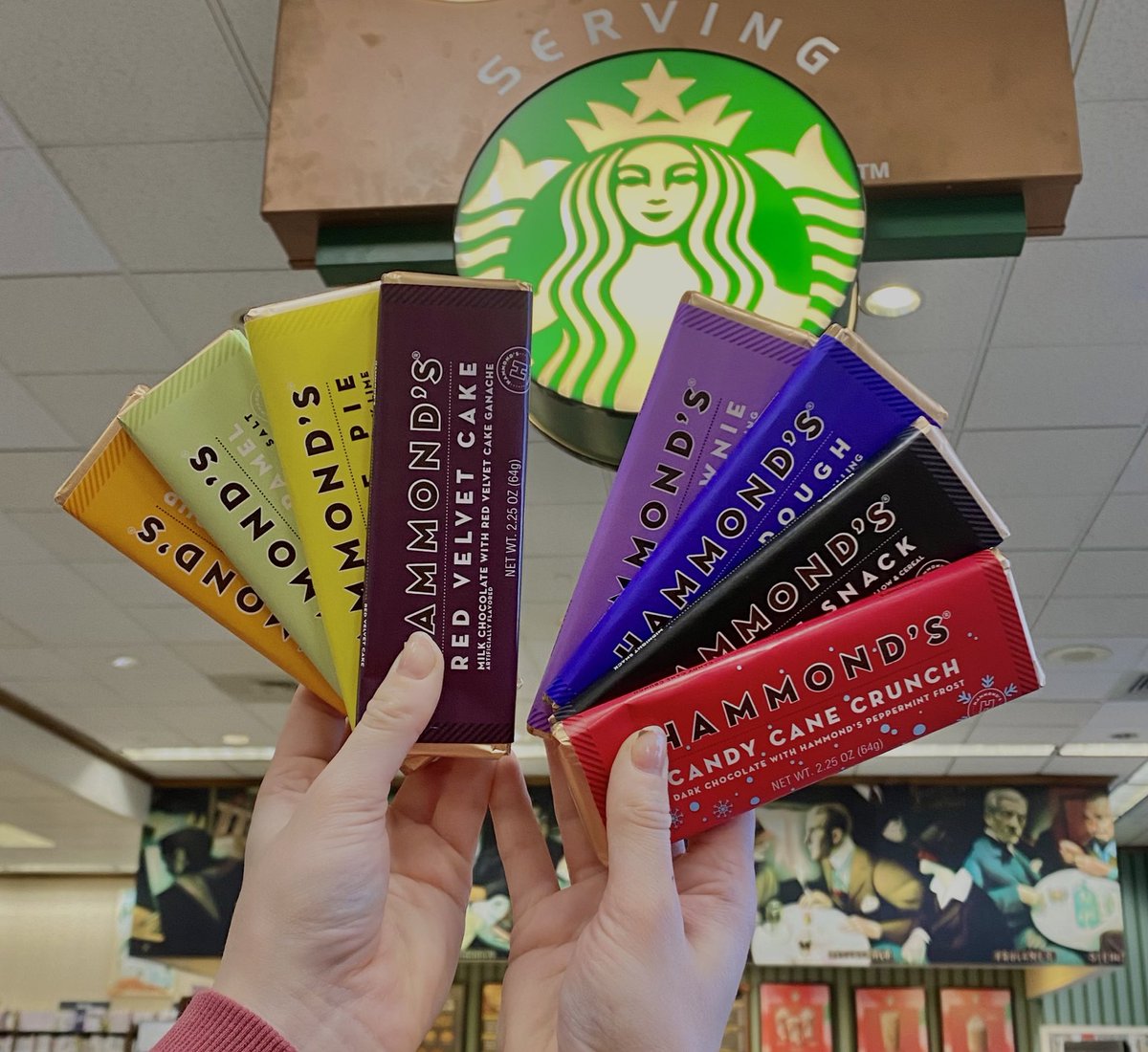 BN_Orem's tweet image. Are you in need of some stocking stuffers? We’ve got the perfect ones for you! For a limited time only get 2 Hammond’s Chocolate bars for $7. We have so many fun flavors to choose from!!
-
#bnorem #bn236 #barnesandnoble #bncafe #chocolate #hammonds #stockingstuffers