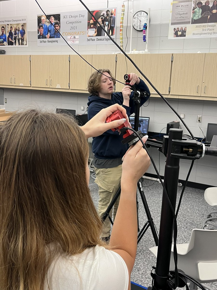 21stBioMedEngAcademy (@olathebioeng) on Twitter photo Exciting day for the juniors as they set up and start running our <a href="/optitrack/">OptiTrack</a> motion capture system! We will be using it to gather data on the biomechanical impact wheelchair users have on their bodies in different types of chairs. <a href="/OlatheSouthHS/">Olathe South HS</a> <a href="/Olathe21st/">21stCenturyAcademies</a> Exciting day for the juniors as they set up and start running our <a href="/optitrack/">OptiTrack</a> motion capture system! We will be using it to gather data on the biomechanical impact wheelchair users have on their bodies in different types of chairs. <a href="/OlatheSouthHS/">Olathe South HS</a> <a href="/Olathe21st/">21stCenturyAcademies</a>
