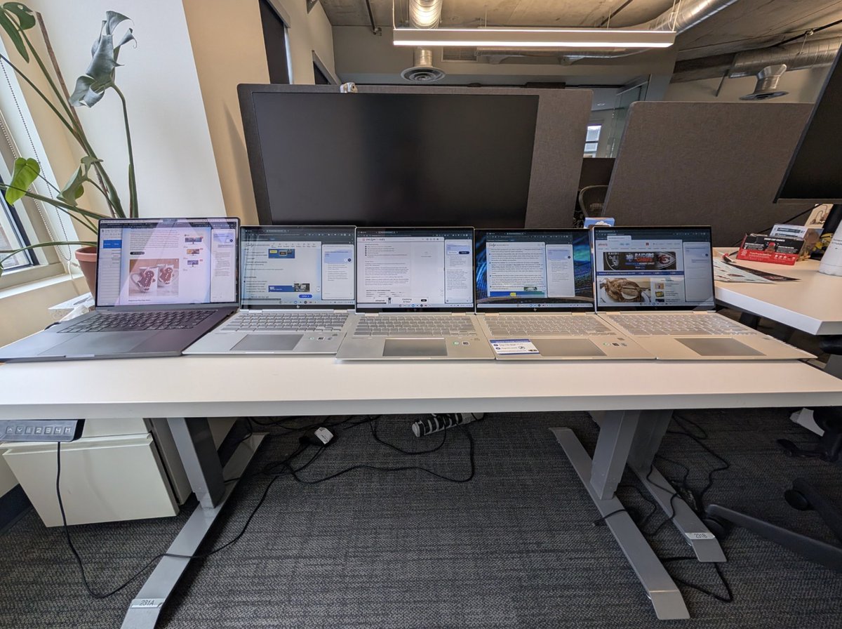 joshwoodward's tweet photo. Project Mariner: Behind the scenes

What a fun ride with @GoogleDeepMind and @googlechrome on this one! One of our @labsdotgoogle team members has been using 5 computers to build and test it for the past few weeks! https://t.co/1jJEcRuhNF