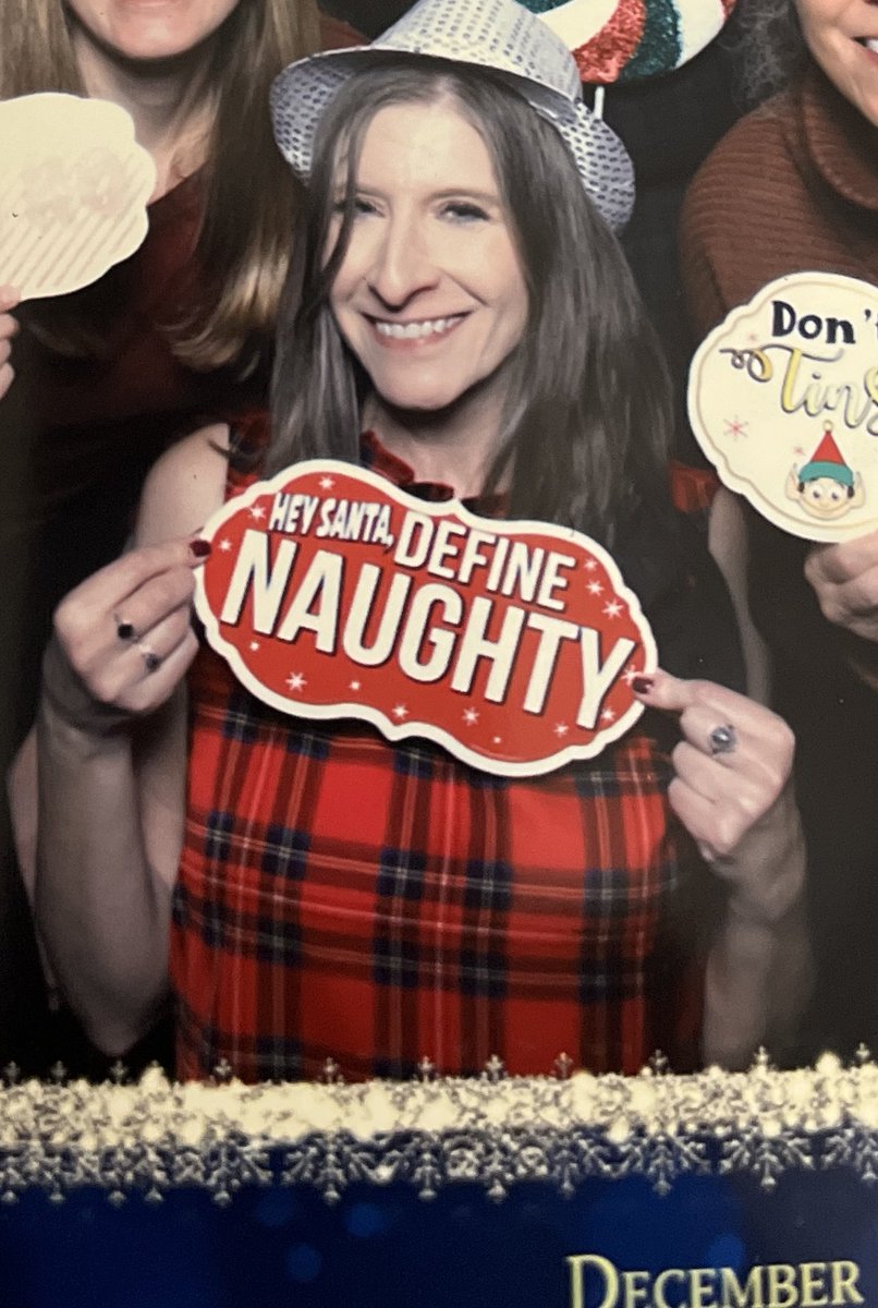 I don’t know if others would want their face all over social media, but this is me being totally on brand at the university holiday party tonight