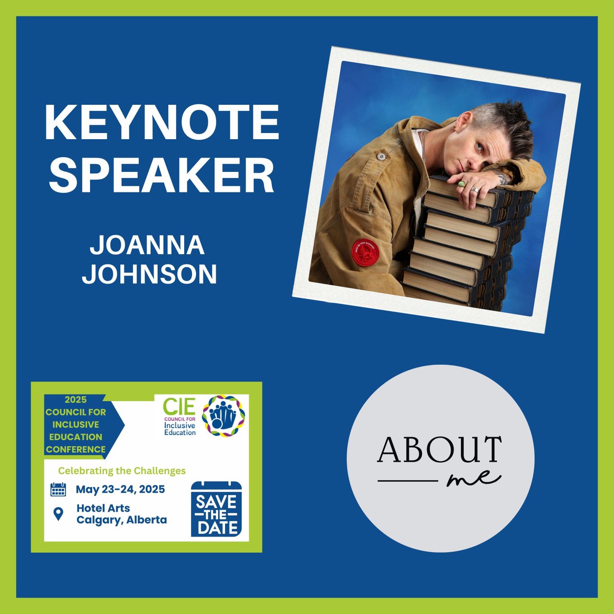atainclusiveed's tweet image. Meet our Closing Keynote Speaker - Joanna Johnson.
Joanna Johnson, a high school teacher from Toronto, has captured the hearts of millions with her dynamic approach to education on social media.
Follow Joanna @unlearn16.