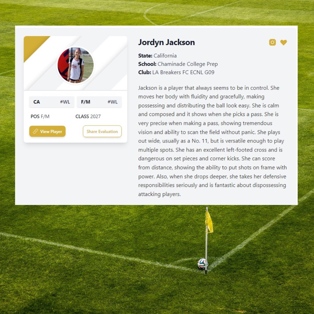 Proud of my daughter Jordyn (JoJo) who was just scouted again and ranked as #28 in all of CA and #7 for her F/M position⚽️ She also became a Dual Citizenship with her German Citizenship and is now eligible to be called up for the GYNT too🇺🇸🇩🇪