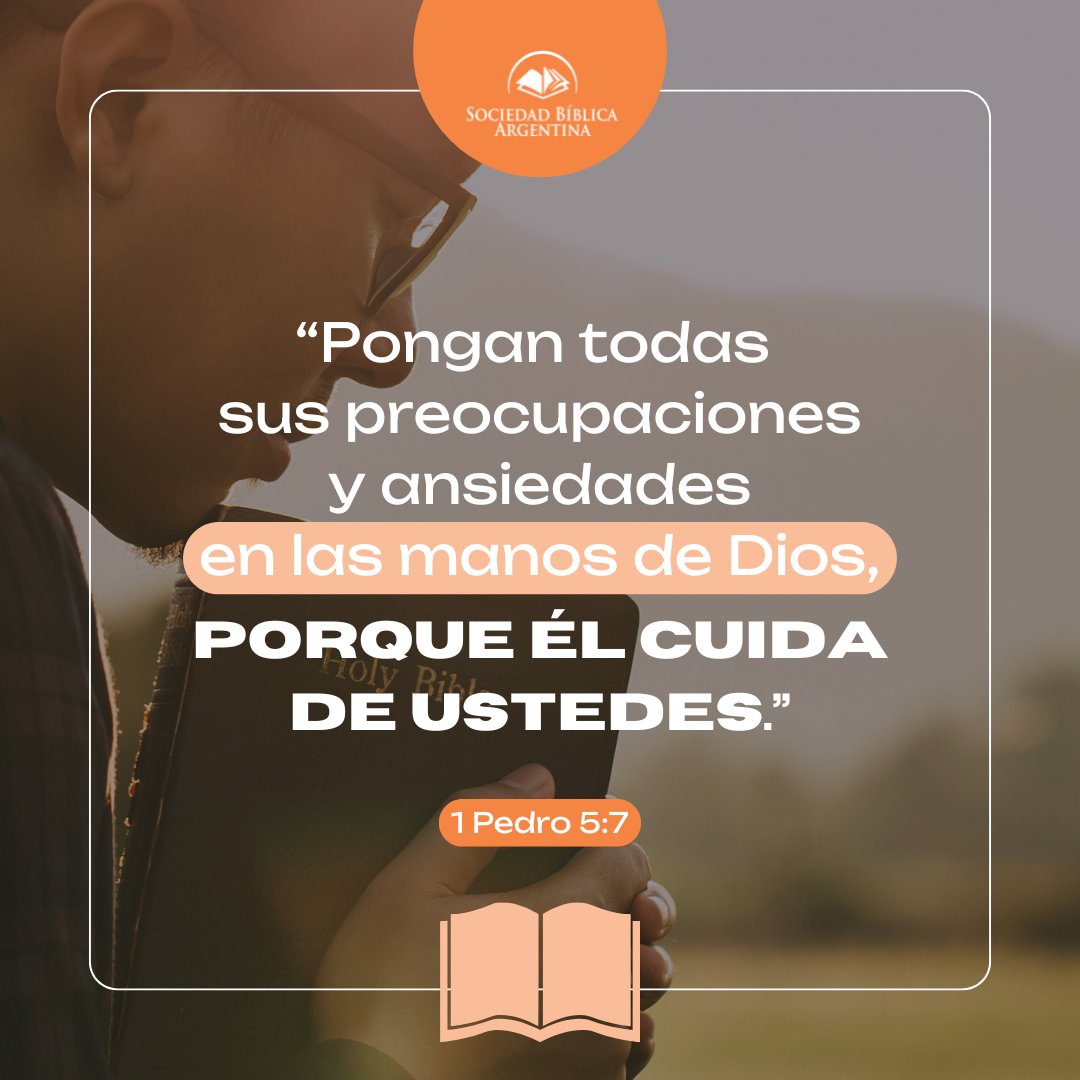 Sabemos lo abrumador que pueden ser los últimos días del año, por eso no olvides lo más importante: ¡no descuides pasar tiempo con Dios y su palabra! 📖❤️

Eso te permitirá recordar sus promesas tales como esta: ¡Dios te cuida! ✅
