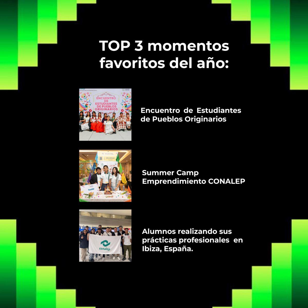 CONALEP_Mex's tweet photo. #Conalover, ¿estás listo para conocer el resultado de tu #Wrapped2024 ? 🎉📊 https://t.co/0HcCWfS0DS