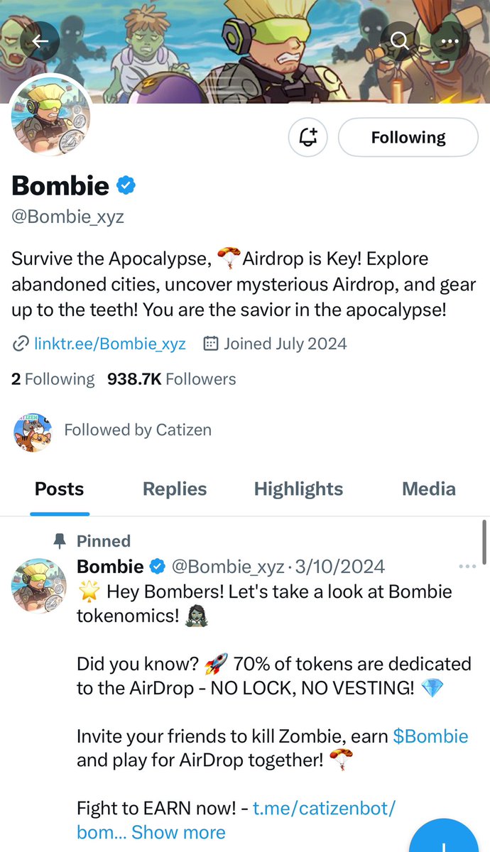 HomeKong__'s tweet photo. @Bombie_xyz tg: btc2025200k
uid: UID:s1035_GwAPBsRp https://t.co/gAyXPI29fC