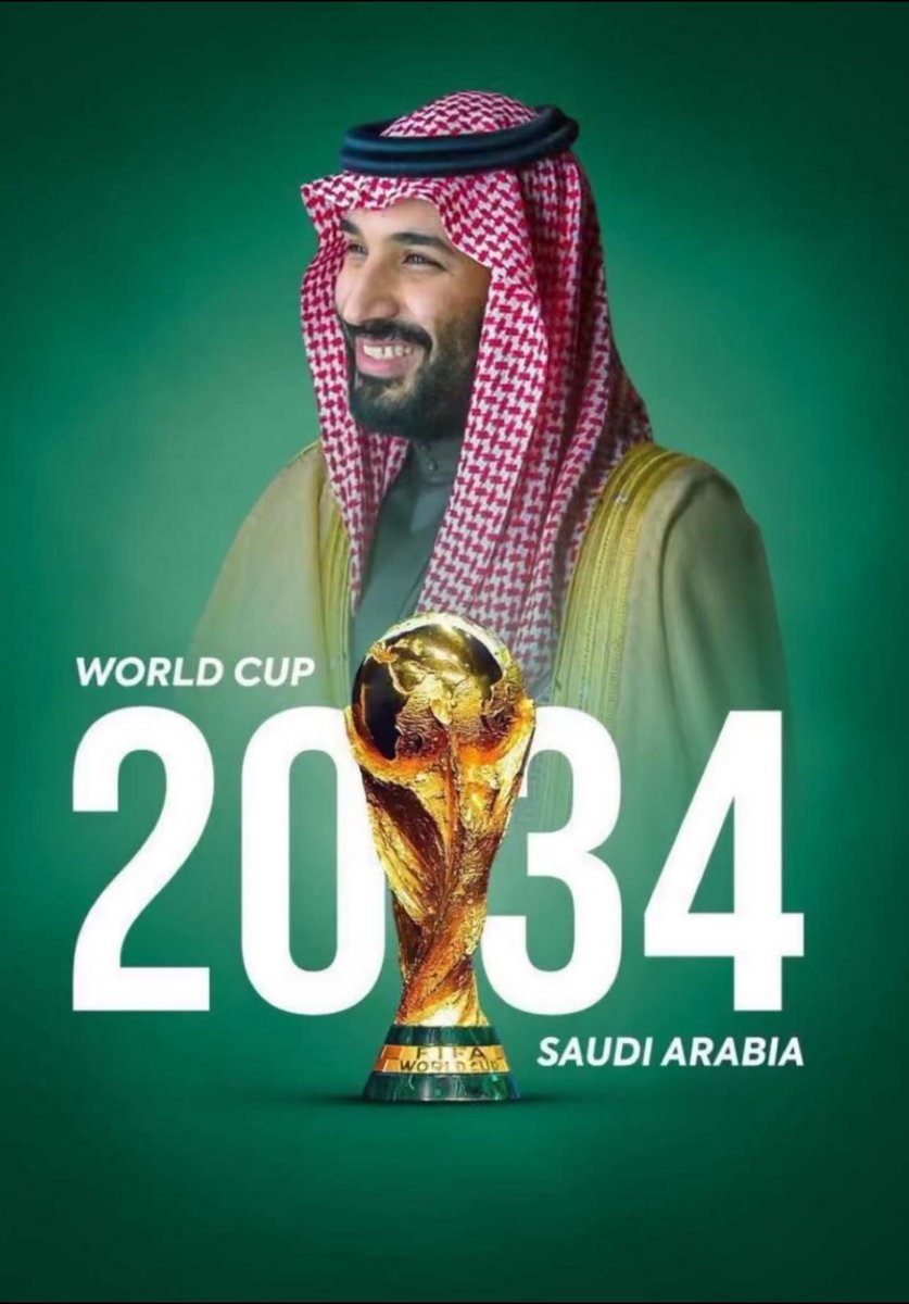 htc1102's tweet photo. #بالعالم_هلا
#كاس_العالم_2034 
#السعودية34 

أبارك لوطننا الغالي وحكومتنا الرشيدة فوزهم باستضافة كأس العالم ،، جعل الله فيه الخير للبلاد والعباد https://t.co/Sb31t5t7fK