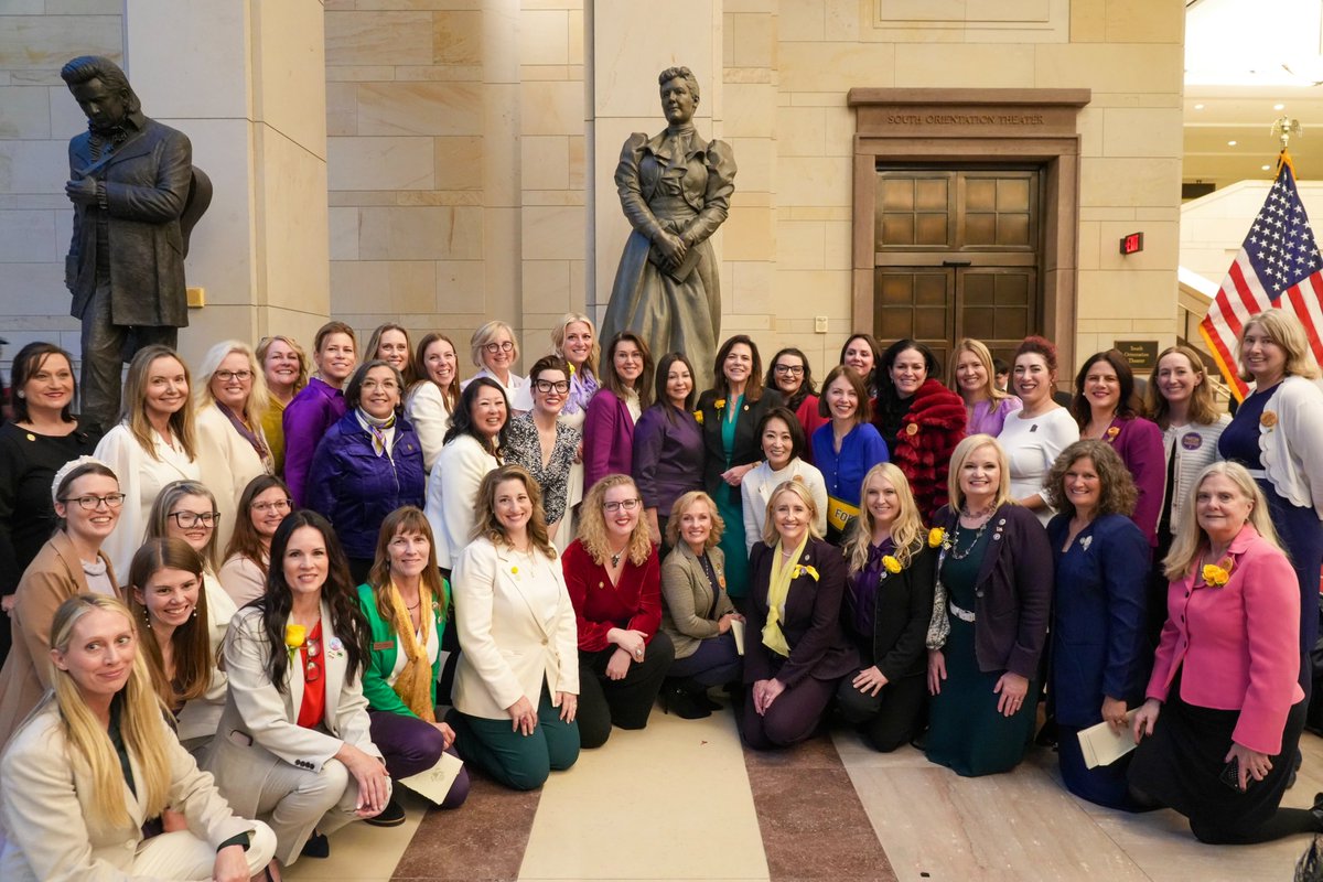 utahsenate's tweet photo. Dr. Martha Hughes Cannon has finally arrived in the U.S. Capitol’s National Statuary Hall! 🙌 A trailblazer for women’s suffrage and leadership, Dr. Cannon’s remarkable legacy will inspire visitors to dream big and lead boldly.
#SendMartha #utpol #utleg https://t.co/ljHmNN9EyK