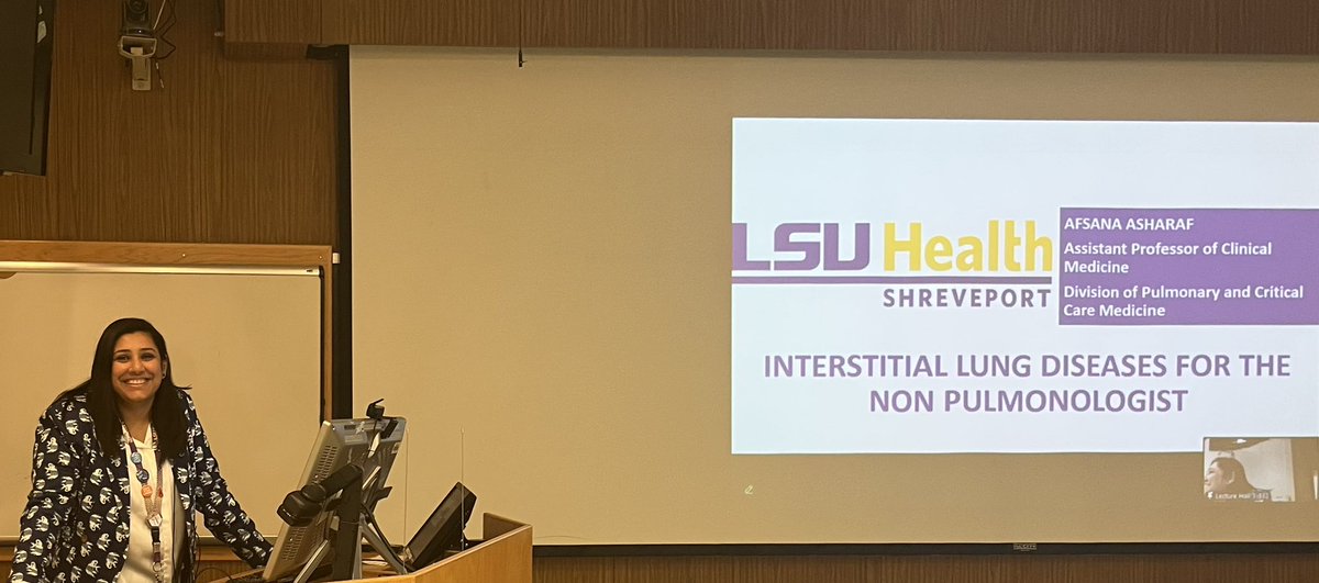 Happy to have presented at my institutional grand rounds for the department of internal medicine…🫁