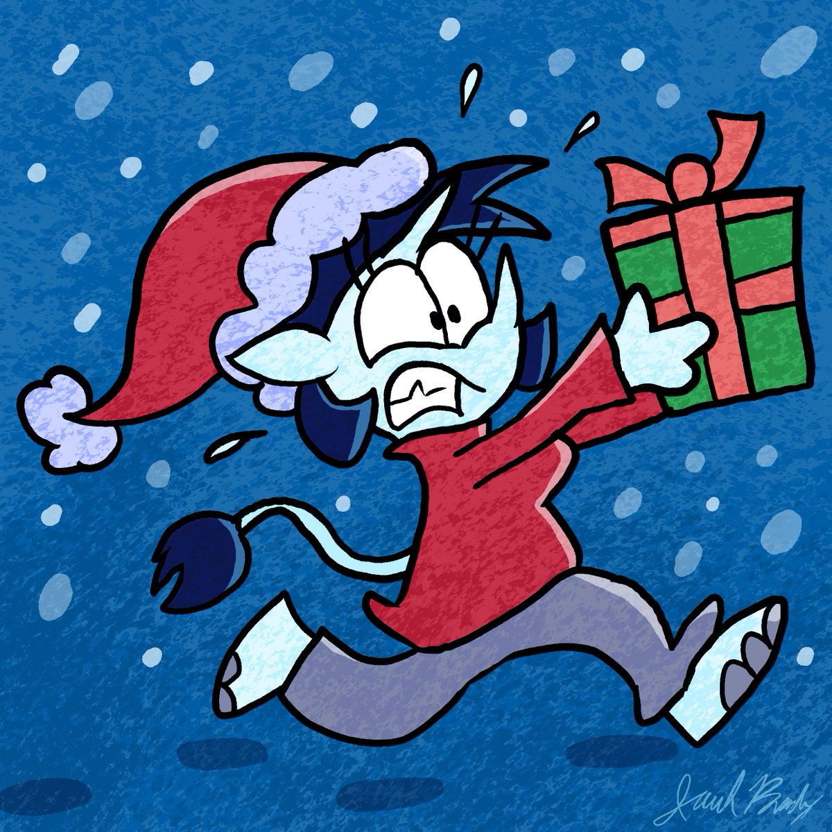 Jackchickengravy (@jackbrady1010) on Twitter photo Better get that gift to the post office in time, Blotto!
Gift for <a href="/PembrokeWKorgi/">Pembroke W. Korgi</a>
#cartoon #christmas #rhino #gift #illustration #present #snow #santa Better get that gift to the post office in time, Blotto!
Gift for <a href="/PembrokeWKorgi/">Pembroke W. Korgi</a>
#cartoon #christmas #rhino #gift #illustration #present #snow #santa